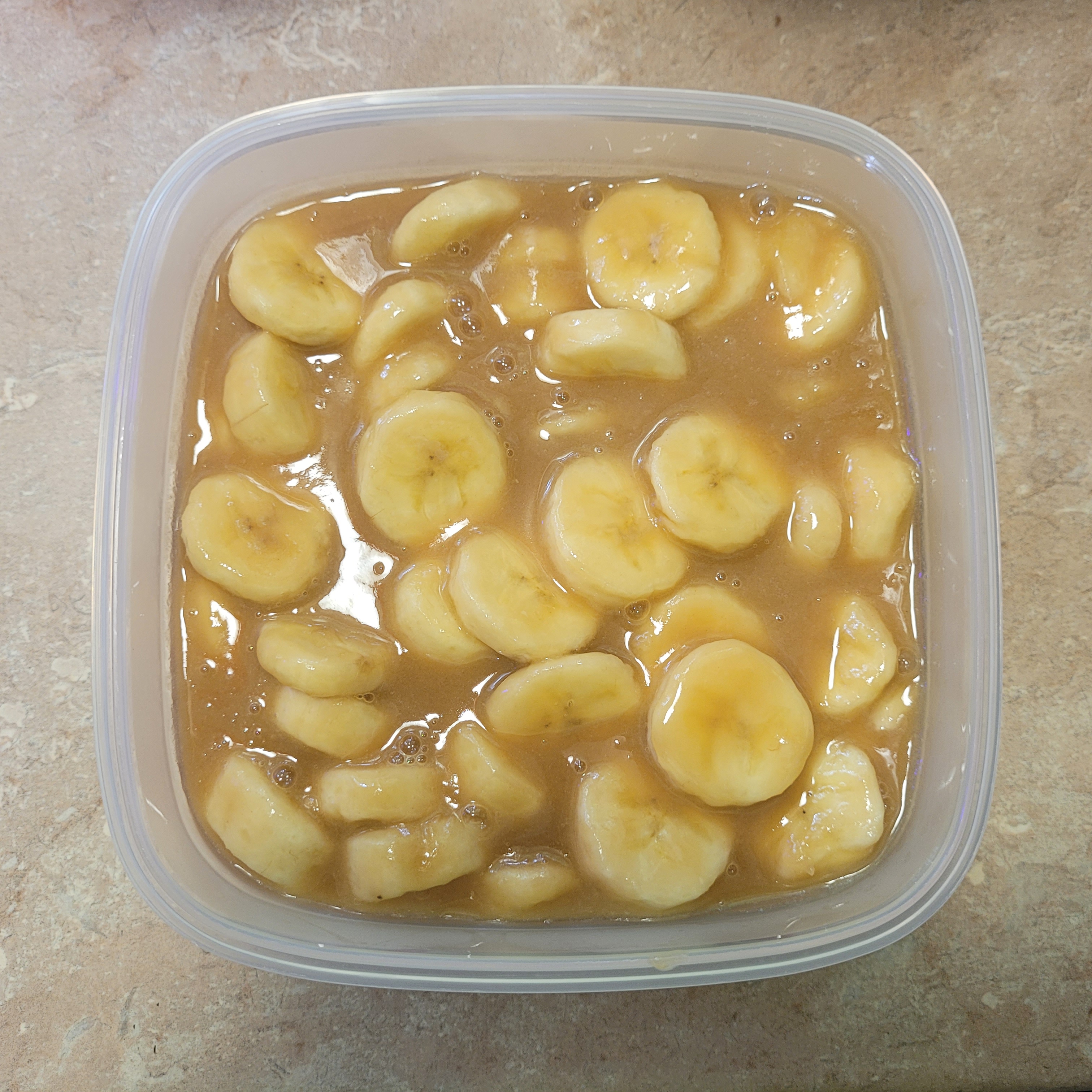 Bananas with Banana Sauce